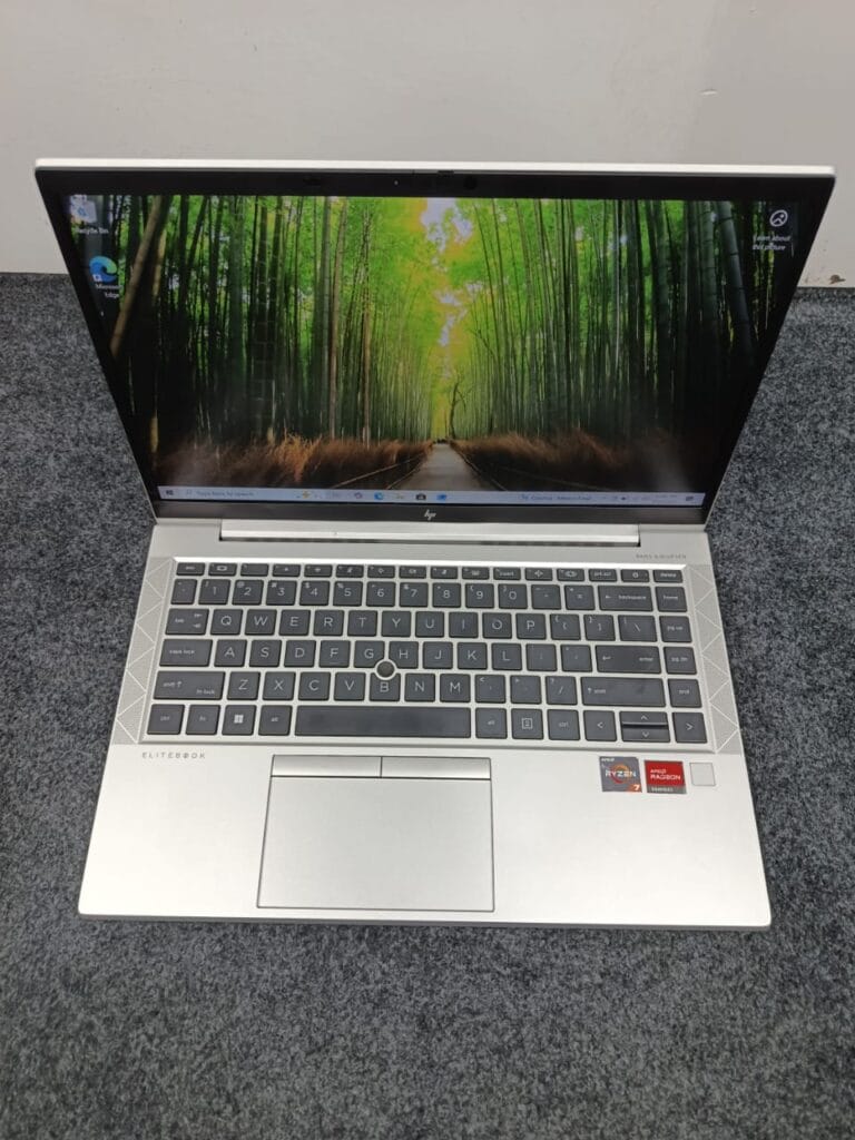 hp elitebook 845 g8 front view
